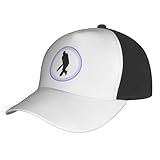 Cricket Player Baseball Cap for Men Women Trucker Hats Low Profile Dad Hats Adjustable Breathable Caps Fashion Bowed Brim Baseball Caps Black