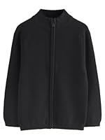 NEXT Jungen Standard Strickjacke mit durchgehendem Reißverschluss Schwarz 140