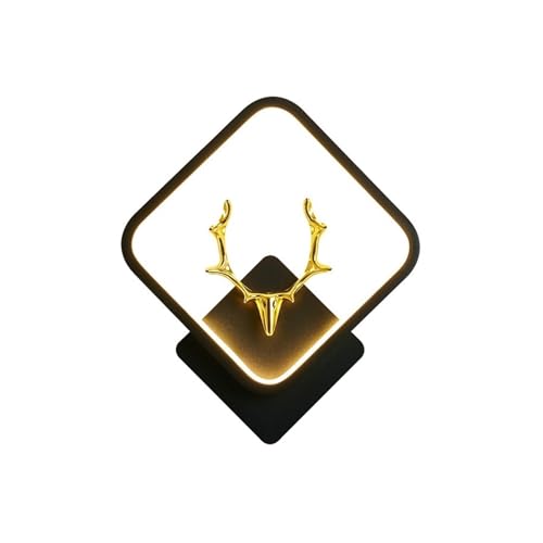 Aplique de pared LED nórdico QIU-8 luz cálida para dormitorio y salón 6