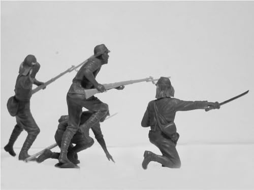 Kit Modelo Plástico ICM Japón Infantería 4 Figuras 1:35 miniatura 6