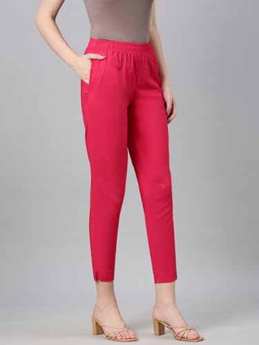 Image of TWIN BIRDS Women Viscose Cotton Kurti Pants | Stretch Ethnic Daily Trousers
