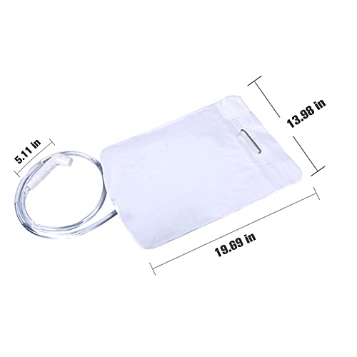 Overhead Shower Water Bag, 2.64 Gallons Bedside Pvc Water Shower Bag For Shampoo Bowl, Compatible With Inflatable Shampoo Basin Or Shampoo Tray, Provides Portable Water To Wash Hair In Bed Or At Basin #TOP1