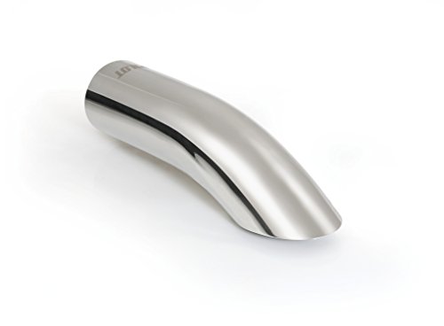 Lampa 60120 Auspuffblende 'T-6 Bent-end', Edelstahl, Durchmesser 50 mm