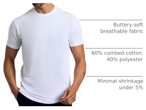Image of True Classic Mens T-Shirts - Curved Hem or Pocket Tee, Mens Drop Cut Lounge /Sleep or Heavyweight Tshirt