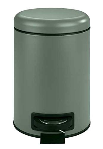 WENKO Cosmetic Pedal Bin Leman Dark Green 3L - Image 2