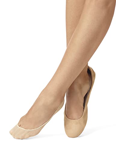 HUE Women's Low Cut Shade Match Liner Sock With Heel Gel Tab4