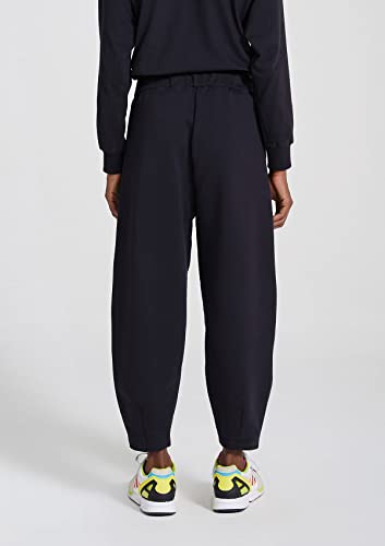 Calça Básica De Moletom Feminina Cintura Alta Slouchy Verde M