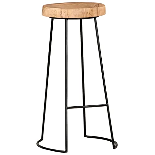 Vidaxl Bar Stools 2 Pcs Solid Acacia Wood #TOP1