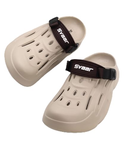 Image of SVAAR Designer Clogs, Lightweight Sandals with Adjustable Back Strap for Men