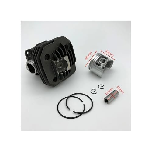 Kit cylindre piston 48mm pour tronçonneuses OM965 haute compression - 3