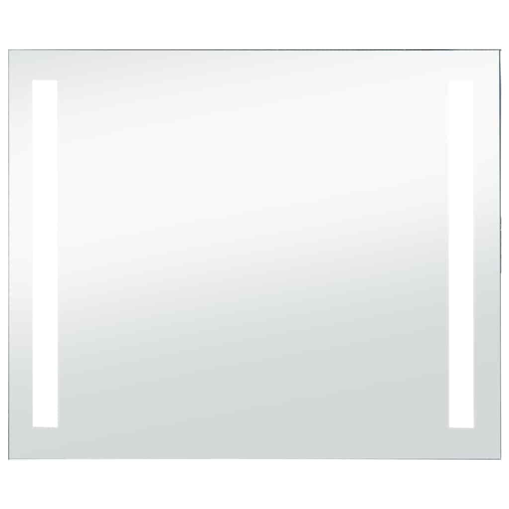 vidaXL Espejo de Pared de baño con LED 80x60 cm
