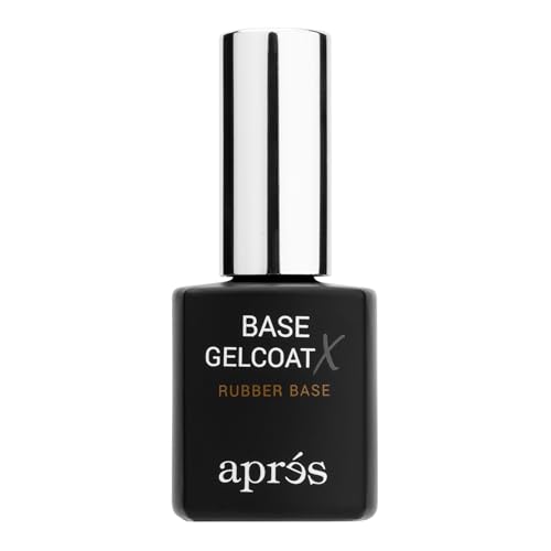 APRÉS Base Gelcoat X 15ml | HEMA & TPO-Free Rubber Base Scratch Resistant Gel Nail Polish Soak Off...