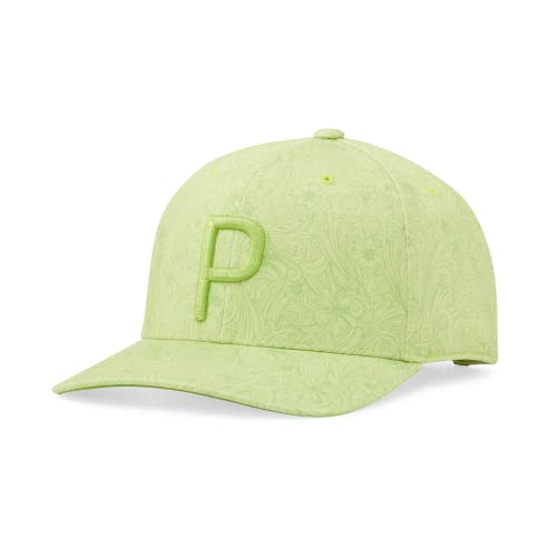 Puma Golf Men's Standard Windy P Classic Adj Hat, Butterfly-Greenery, One Size #TOP26