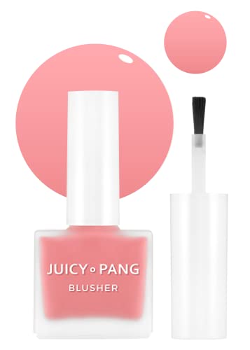 A'pieu Juicy-Pang Water Blusher (Pk01 - I'm Strawberry) - Korean Liquid Blush For Cheeks K Beauty Makeup #TOP29