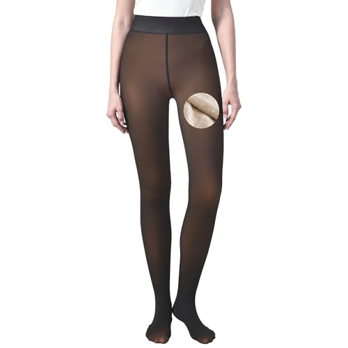 Fleece Lined Tights for Women - Womne’s Thermal Tights Thick Pantyhose Leggings for Winter