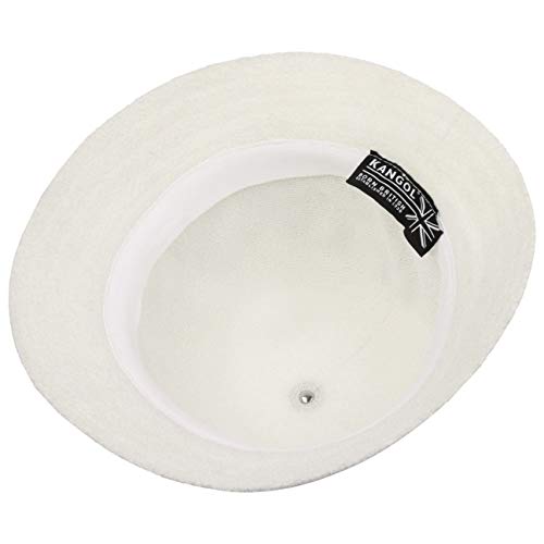 Kangol Bermuda Casual Bucket Hat for Men and Women, X-Large, White