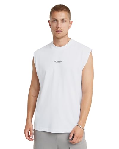 Camiseta Boxy Sleeveless Hombre sin mangas corte ancho de verano