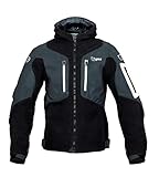 La carcasa exterior está hecha de material softshell que brinda la máxima comodidad y es liviana
