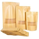 Material seguro: bolsa de comida reutilizable Superficie interior de cera impermeable, bolsa de comida reutilizable e inodoro hecha de material PP transparente de alta calidad, inofensivo para el medio ambiente y no tóxico para la salud humana. Bolsa de alimentos reutilizable, puede proteger las bolsas de diseño de pie para la conservación de alimentos a largo plazo