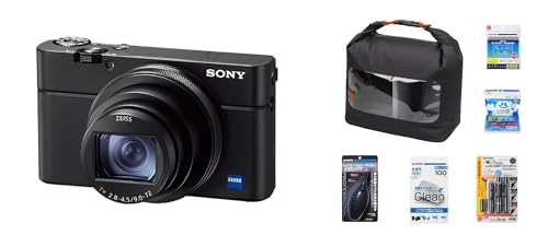 SONY(�\�j�[) �R���p�N�g�f�W�^���J���� Cyber-shot RX100VII �V���[�e�B���O�O���b�v�L�b�g(�����O���b�v:VCT-SGR1�A�o�b�e���[�p�b�N+1��) �u���b�N 1.0�^�ϑw�^CMOS�Z���T�[ ���w�Y�[��8�{(24-200mm) 18