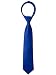 Spring Notion Boys' Satin Zipper Neck Tie Large Royal Blue