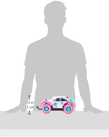Diagram showing the dimensions of the Exost Pixie R/C Vehicle