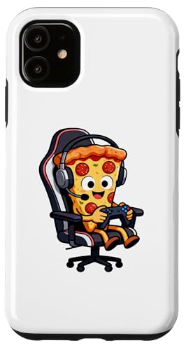 Funny Gamer Pizza Gaming Video Game Enthusiast Boys Kids �X�}�z�P�[�X iPhone 11 �p