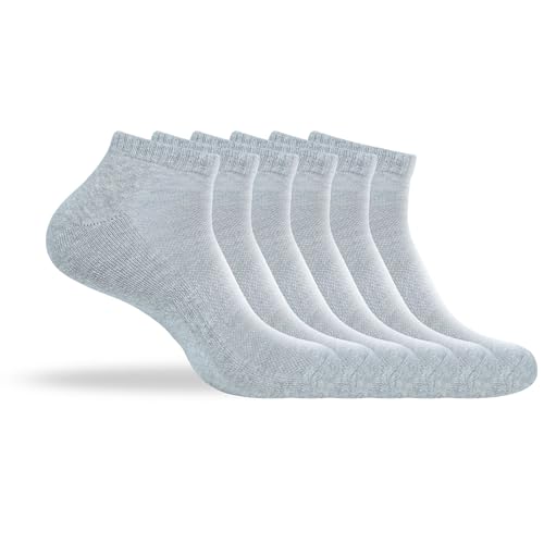 Image of Women's Ankle Socks Thick Cushioned Cotton, Moisture-Wicking socks, Breathable Performance Socks for Running, Sports
