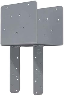 Simpson Strong-Tie ECCQ7.1-7.1SDS25 - End Column Cap w/SDS Screws - Gray Paint