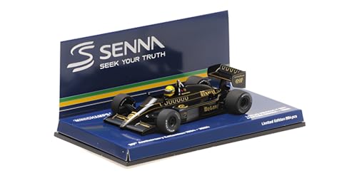 Minichamps Lotus Renault 98T A. Senna 1986 Dirty Version miniatura 2