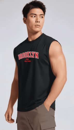 Image of JUARI BE A GENTLEMAN Men's Sleeveless Tank Top Premium Cotton Blend Muscle Fit Gym Vest | Casual Summer Shirt | Breathable & Lightweight Fitness Wear for Gym, Running & Daily Use