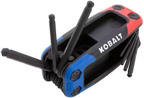 K.balt Assorted Standard (SAE) and Metric Combination 17-Pieces Ball End Hex Key Set