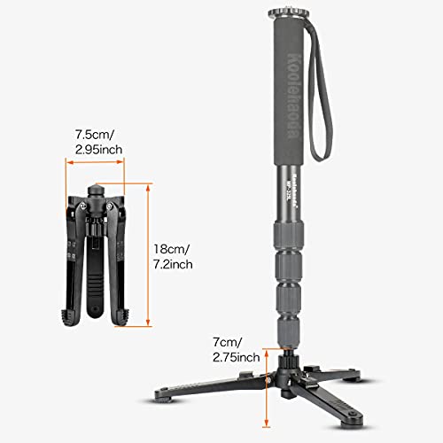 Koolehaoda Mini Tripod,Universal 3 Legs Monopod Base Stand Unipod Support thumb #1