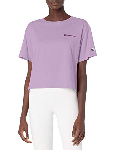 Champion Women's Cropped, Water Iris, X Large