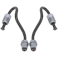 Bremsleitungsbremsrohr, 2pcs Hintere Bremsleitung nach Links und Rechts Bremsölschlauch 1K0611763E 1K0611763f Ersatz für Cabrio