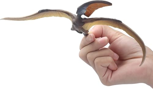 Image of FUNFOB Dinosaur Toy Figure Pterosaur Dinosaur Toys for Kids & Adults PVC Multicolour | Flying Flat Dino