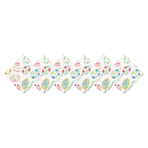 Set de 6 Servilletas de Tela de Algodón Estampado miniatura 1
