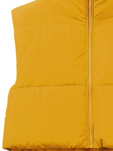 A2Y Women's Crop Lightweight Sleeveless Warm Padded Outerwear Puffer Vest4