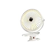 LZGG デスクトッププラグイン静音デスクトップオフィスファン、6 インチミニ循環ファン、ポータブル空調・季節家電。 (200*165*120mm,B)