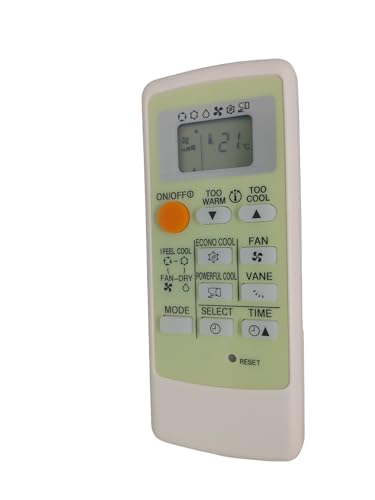 Image of AMAZOR Ac Remote- Model 122-1 (No Backlight) Compatible with Mitsubishi Ac Remote Original | Suitable for 1 | 1.2 | 1.3 | 1.5 | 1.8 | 2 | 2.2 | 2.5 | 3 Ton Split and Window Air Conditioner