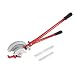 Produktbild 2 in 1 Rohrbieger, 180 ° Handheld Rohrbieger Rohrbiegezange Biegezange Rohr Biegewerkzeug perfekt für Kupferrohre und Aluminiumrohre, 15mm und 22mm (Rot)