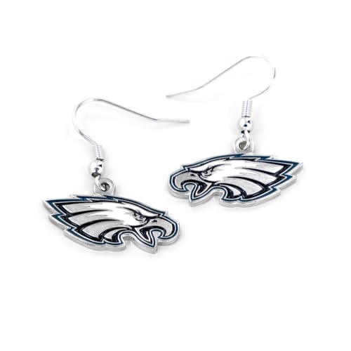 Image of aminco NFL womens NFL Logo Dangler Earrings