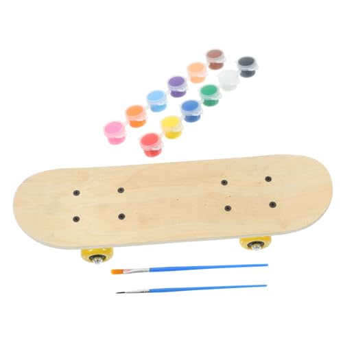 KALLORY Unfertiges Kinderskateboard-Malset 1 Set