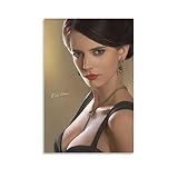 ELUTNG Art Peinture sur Toile 30 * 50cm sans Cadre Eva Green Français Actrice Hot Toile Décorative Art Mur Salon Affiches Chambre