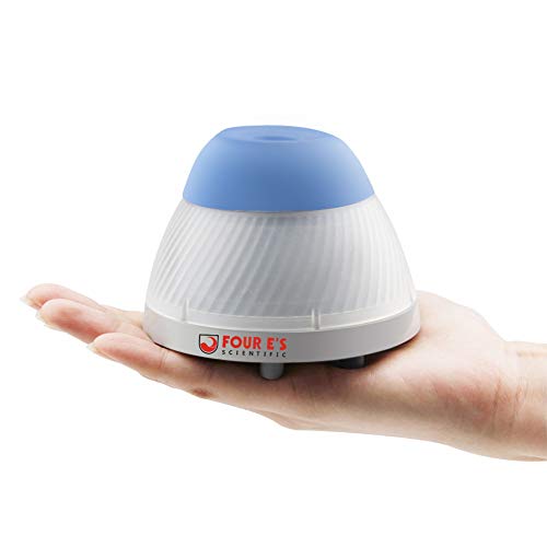 Foto von Mini Vortex Mixer Schüttler, Four E’S Scientific Touch-Modus 5,5mm Umlaufbahndurchmesser Vortex-Schüttelmixer 3000UpM 50mL für Laborteströhrchen