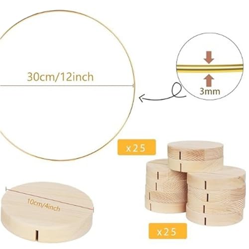 Sublimez vos fêtes avec ce centre de table rond en bois stable