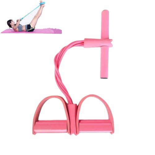 Image of Fashion Puller Exercise, 8-Tube Pedal Resistance Device, Pedal Resistance Band with Handle, Detachable and Adjustable Pedal Resistance Device for Arm,Waist Training & Stretching