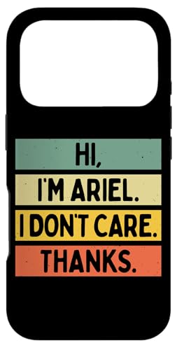 Hi I'm Ariel I Don't Care Thanks �ʔ�����������p �X�}�z�P�[�X iPhone 17 Pro �p
