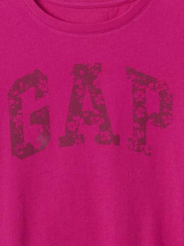 Image of Gap Girls Short Sleeve Logo Tee T-Shirt