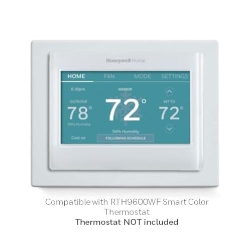 Honeywell Home THP2400A1027W/U Coverplate assembly for Prestige® 2-Wire IAQ Thermostat, White - image 4